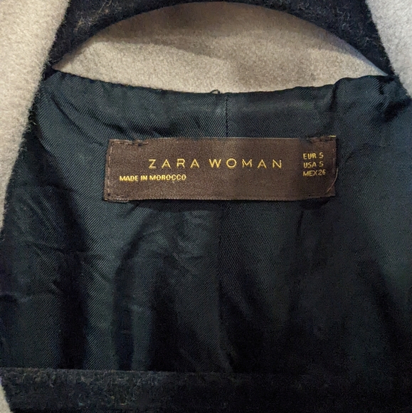 Zara - Quilted Wool Peacoat - Picture 8 of 15